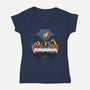 The Last Dinner-Womens-V-Neck-Tee-GoshWow