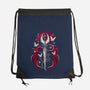 Dark Hornet Sunset-None-Drawstring-Bag-LM2KONE