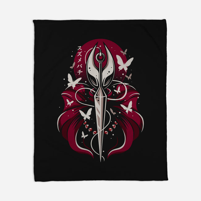 Dark Hornet Sunset-None-Fleece-Blanket-LM2KONE