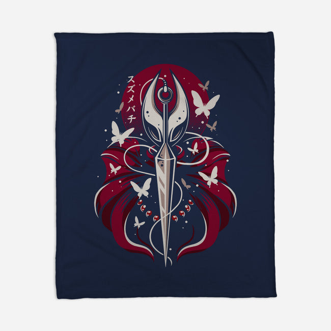Dark Hornet Sunset-None-Fleece-Blanket-LM2KONE