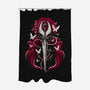 Dark Hornet Sunset-None-Polyester-Shower Curtain-LM2KONE