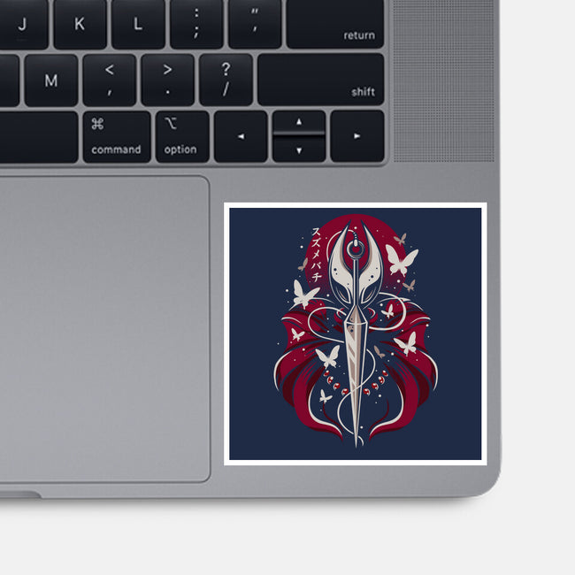 Dark Hornet Sunset-None-Glossy-Sticker-LM2KONE