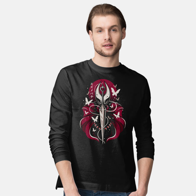 Dark Hornet Sunset-Mens-Long Sleeved-Tee-LM2KONE