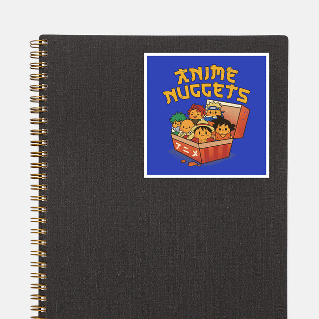 Anime Nuggets-None-Glossy-Sticker-dandingeroz