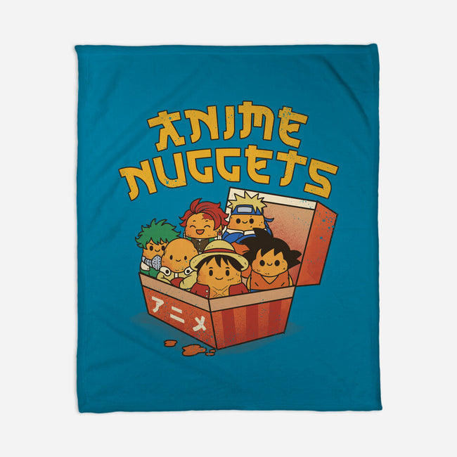 Anime Nuggets-None-Fleece-Blanket-dandingeroz
