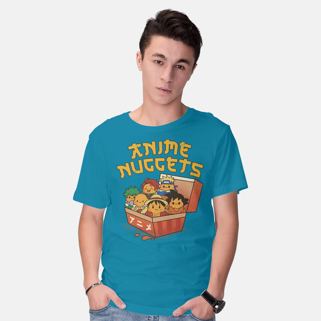 Anime Nuggets-Mens-Basic-Tee-dandingeroz