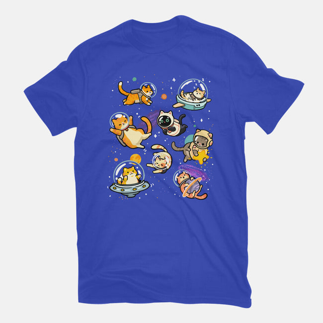 Space Cat Family-Mens-Heavyweight-Tee-GoshWow