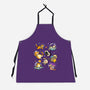 Space Cat Family-Unisex-Kitchen-Apron-GoshWow