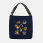 Space Cat Family-None-Adjustable Tote-Bag-GoshWow