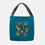 Space Cat Family-None-Adjustable Tote-Bag-GoshWow