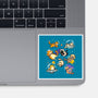 Space Cat Family-None-Glossy-Sticker-GoshWow