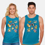 Space Cat Family-Unisex-Basic-Tank-GoshWow