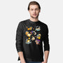 Space Cat Family-Mens-Long Sleeved-Tee-GoshWow