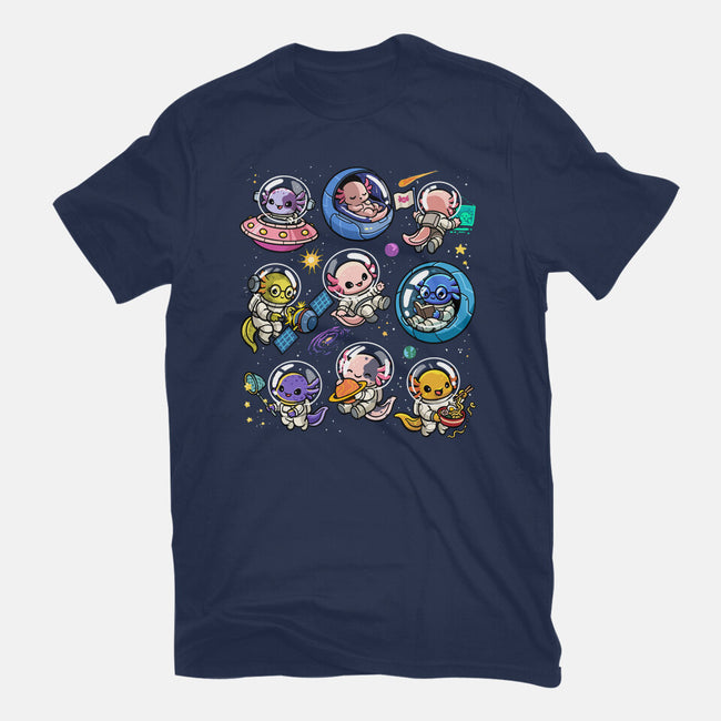 Space Axolotls-Mens-Premium-Tee-GoshWow