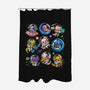Space Axolotls-None-Polyester-Shower Curtain-GoshWow