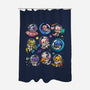 Space Axolotls-None-Polyester-Shower Curtain-GoshWow