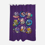 Space Axolotls-None-Polyester-Shower Curtain-GoshWow