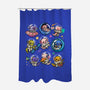 Space Axolotls-None-Polyester-Shower Curtain-GoshWow