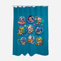 Space Axolotls-None-Polyester-Shower Curtain-GoshWow