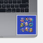 Space Axolotls-None-Glossy-Sticker-GoshWow
