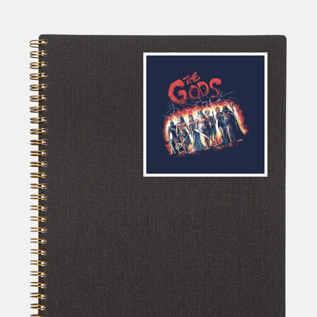 The Gods-None-Glossy-Sticker-zascanauta