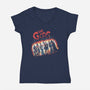 The Gods-Womens-V-Neck-Tee-zascanauta