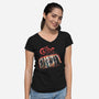 The Gods-Womens-V-Neck-Tee-zascanauta