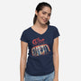 The Gods-Womens-V-Neck-Tee-zascanauta