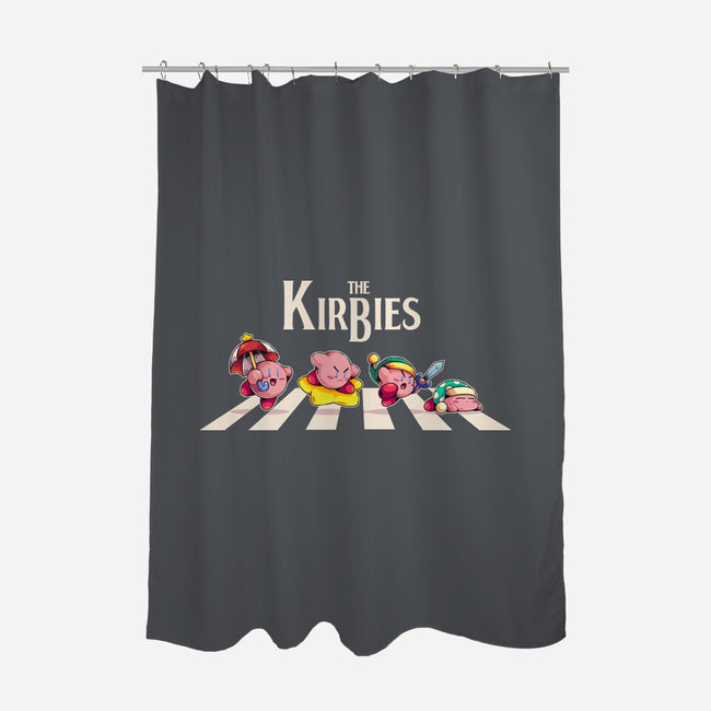 The Kirbies-None-Polyester-Shower Curtain-2DFeer