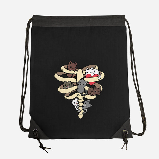 Skeleton Kittens-None-Drawstring-Bag-Vallina84