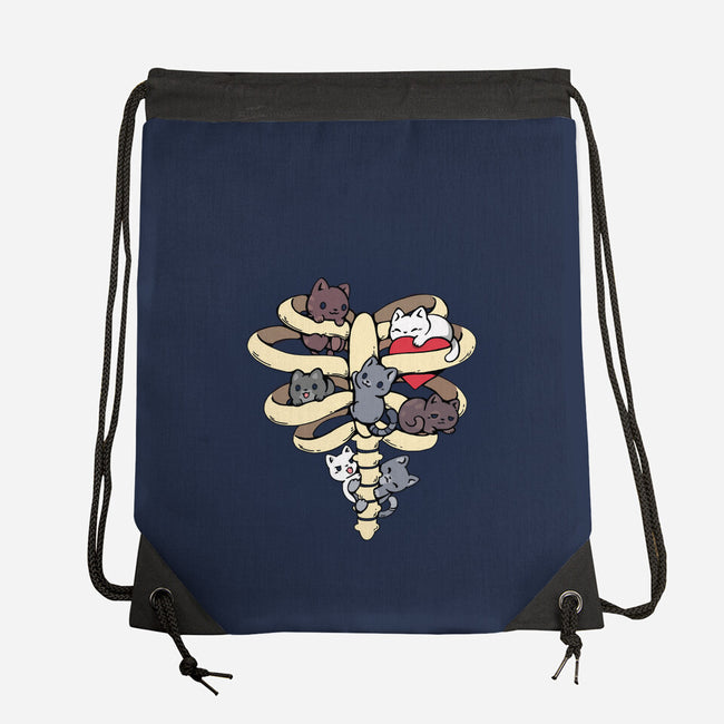 Skeleton Kittens-None-Drawstring-Bag-Vallina84