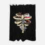 Skeleton Kittens-None-Polyester-Shower Curtain-Vallina84