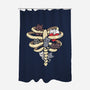 Skeleton Kittens-None-Polyester-Shower Curtain-Vallina84