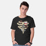Skeleton Kittens-Mens-Basic-Tee-Vallina84