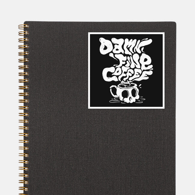 Damn Fine Coffee-None-Glossy-Sticker-estudiofitas