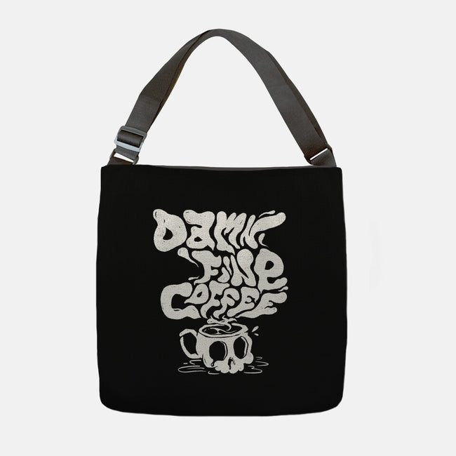 Damn Fine Coffee-None-Adjustable Tote-Bag-estudiofitas