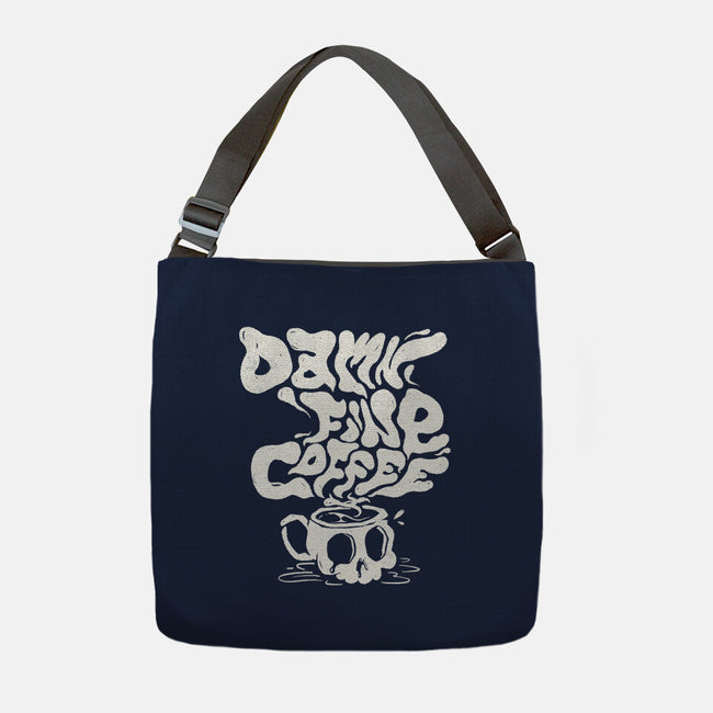 Damn Fine Coffee-None-Adjustable Tote-Bag-estudiofitas