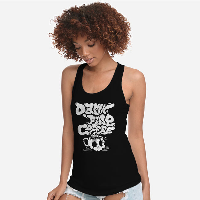 Damn Fine Coffee-Womens-Racerback-Tank-estudiofitas