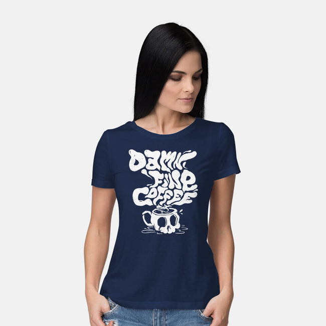 Damn Fine Coffee-Womens-Basic-Tee-estudiofitas