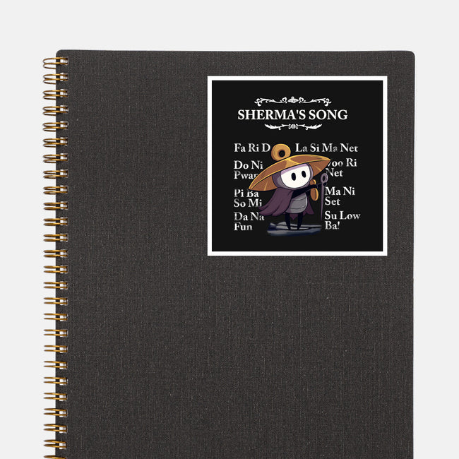 Sherma's Song-None-Glossy-Sticker-jacnicolauart
