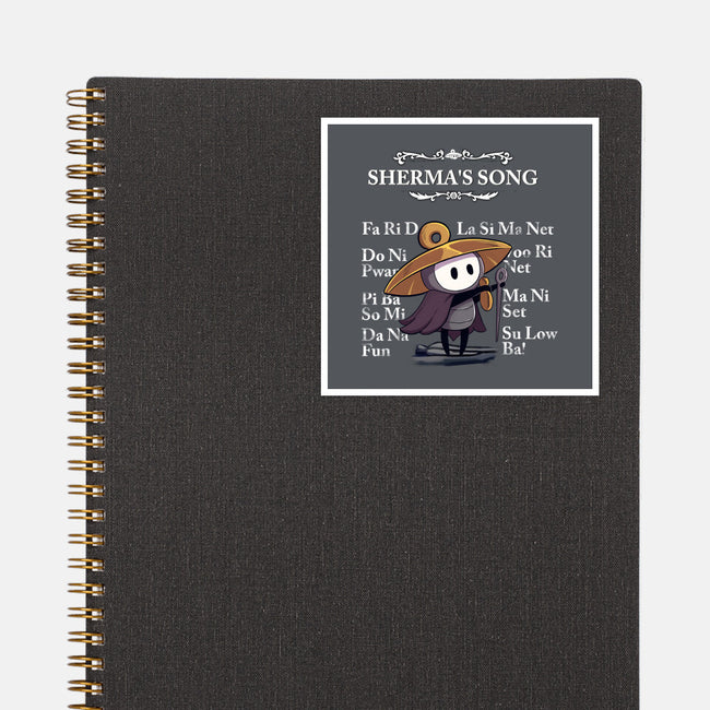 Sherma's Song-None-Glossy-Sticker-jacnicolauart