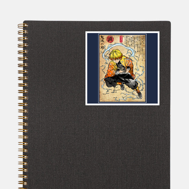 Thunder Breathing Woodblock-None-Glossy-Sticker-DrMonekers