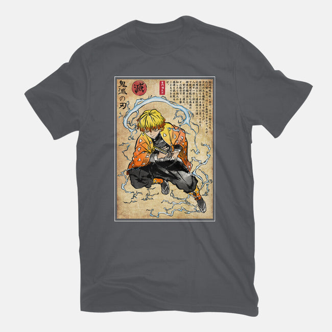 Thunder Breathing Woodblock-Unisex-Basic-Tee-DrMonekers