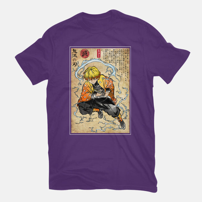 Thunder Breathing Woodblock-Youth-Basic-Tee-DrMonekers