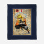 Thunder Breathing Woodblock-None-Fleece-Blanket-DrMonekers