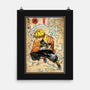 Thunder Breathing Woodblock-None-Matte-Poster-DrMonekers