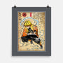 Thunder Breathing Woodblock-None-Matte-Poster-DrMonekers
