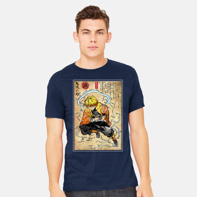 Thunder Breathing Woodblock-Mens-Heavyweight-Tee-DrMonekers