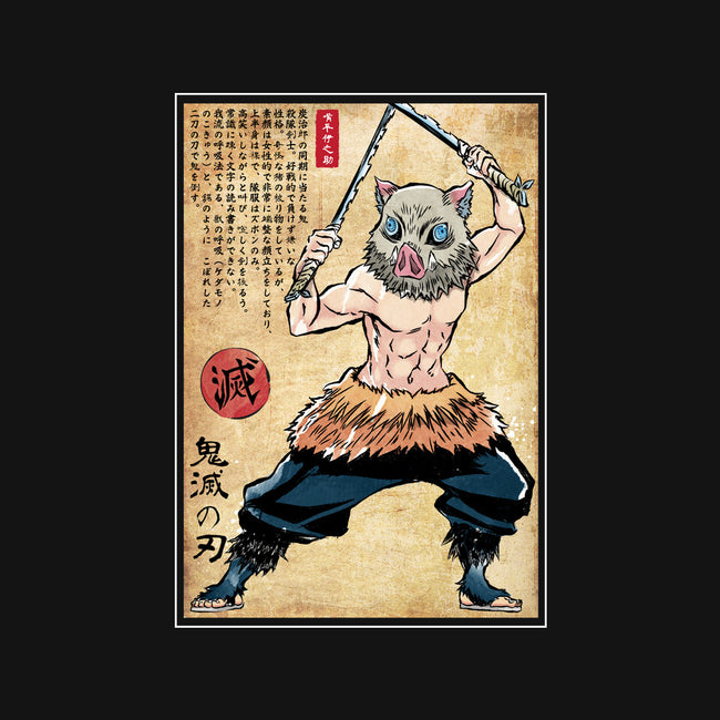 Beast Breathing Woodblock-None-Matte-Poster-DrMonekers