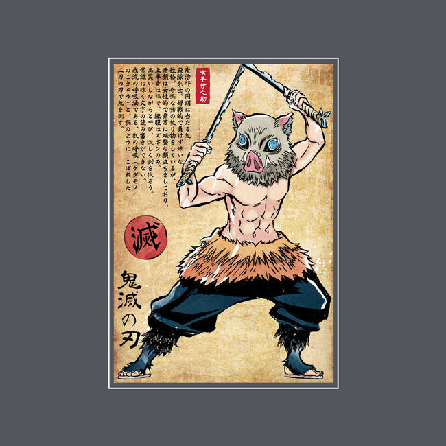 Beast Breathing Woodblock-None-Matte-Poster-DrMonekers